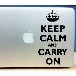 Keep Calm and Carry on   Macbook, Laptop Vinyl Wall Art Decal Sticker 