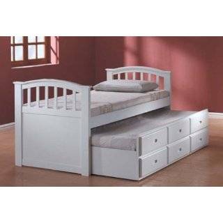  Full Size Bed with Trundle Bed Honey Oak Finish: Home 
