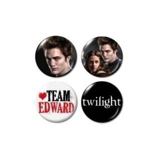 Team Edward Twilight Mini Buttons/Pins / Badges 1   set of 4