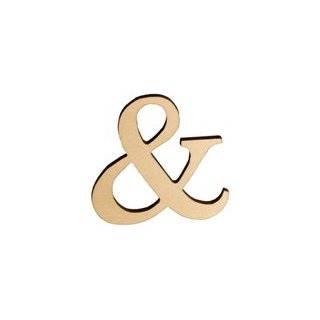  Wood Letter 10 Inch Letter & (ampersand)