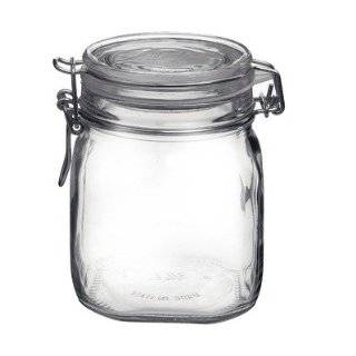 Bormioli Rocco Fido Round Clear Jar, 25 1/4 Ounce