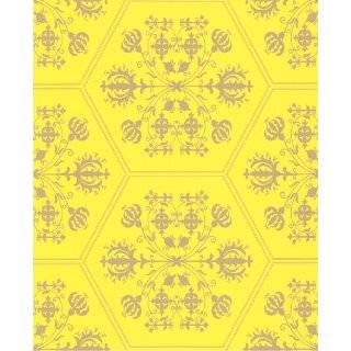 Graham and Brown 18155 Stella Wallpaper, Yellow