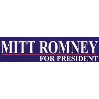 Mitt Romney For President   Bumper Sticker