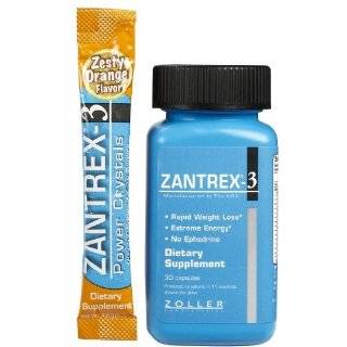  Zoller Labs Zantrex 3 Power Packets, Zesty Orange, 30 