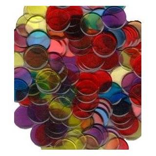 500 Bingo Chips Plastic Non magnetic Chips  Assorted Colors