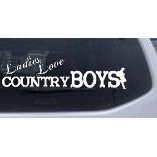   Ladies Love Country Boys Country Car Window Wall Laptop Decal Sticker