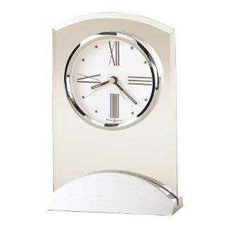  Bulova Insight Silver Tone Table Clock   B2840