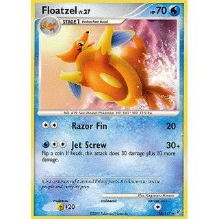  Pokemon Platinum Rising Rivals Single Card Floatzel GL #4 