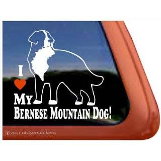    Bernese Mountain Dog Vinyl Window Auto Decal Sticker: Automotive