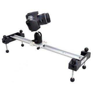 PROAIM 4ft Camera linear slider Dolly with TWO tripod stands (75mm 