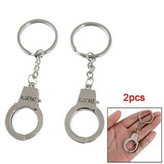   Mini Handcuff Key Ring, Silver, O/S Rothco Mini Handcuff Key Ring
