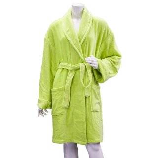   Womens Cotton Terry Cloth Terry Cloth Velour Bathrobe Robes Lime 38