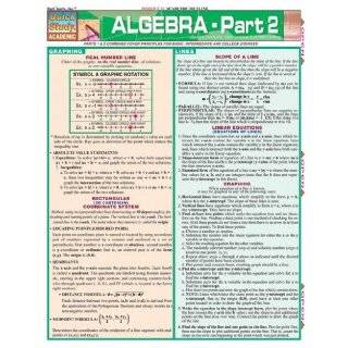 Algebra, Part 2 (Quick Study)