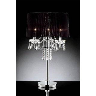  New: Modern Crystal Wind Chime Mini Gold Table Lamp: Home 