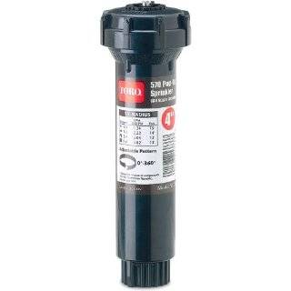 Toro 53733 4 Inch Pop Up Sprinkler Head with 15 Foot Adjustable 