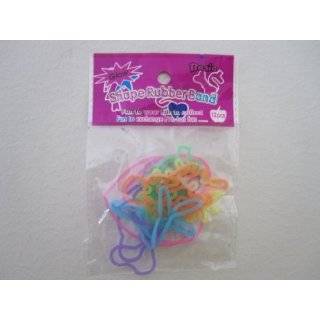  Colorful Glowing Glow In The Dark Shaped Bands Shaped Rubber Bandz 