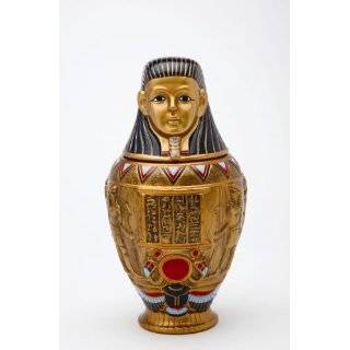  Egyptian God Duamutef Canopic Jar 8115
