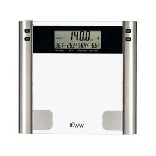  Weight Watchers WW35D Body Fat Glass Electronic Scale 