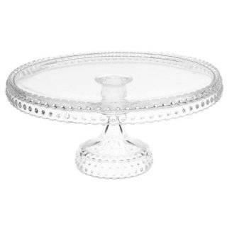 Smith Glass Company Hobnail Glass 10 1/2 Inch Cake Stand, Clear