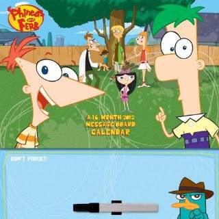  Mead Phineas and Ferb 2012 Wall Calendar: Office Products