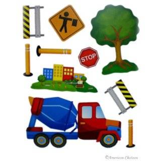 Car And Truck Childrens Room Decor Wall Stickers Decals Removable Art 