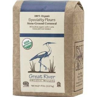 Great River Organic Milling Corn Meal, 5 Pounds (Pack of 4)