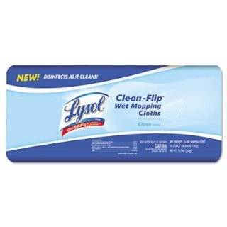  Quickie Lysol Clean Flip Wet Mopping Cloth, 12 Count: Home 