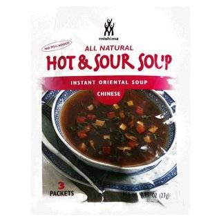Mishima Instant Soup Mix, Hot & Sour, .95 Ounce Packets (Pack of 12)