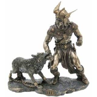  Norse God Odin Bronze Finish Statue Pagan Viking