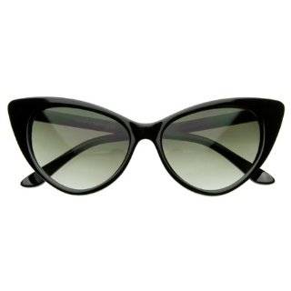 Super Cateyes Vintage Inspired Fashion Mod Chic High Pointed Cat Eye 