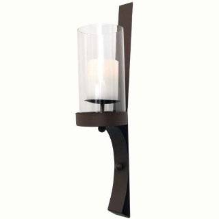  IMAX Metal and Glass Wall Sconce in Silver: Home & Kitchen