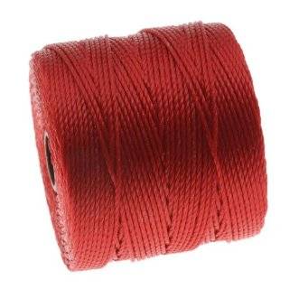   Super Lon Cord   Size #18 Twisted Nylon   Shanghai Red / 77 Yard Spool