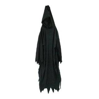  Black Hooded Robe   56 Long Clothing