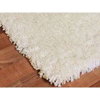 Contemporary Shag Rug 3 x 5   White, Soft and Extra Thick Twisted 