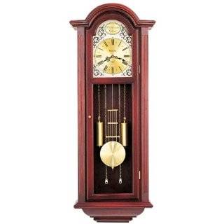   Gustav Becker Vintage Style Wooden Pendulum Wall Clock: Home & Kitchen