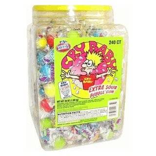 CRY BABY XTRA SOUR GUM 240 count: Grocery & Gourmet Food