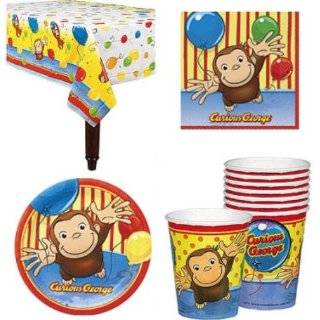  Party Supplies   Curious George Cake Toppers: Toys & Games
