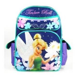   Tinker Bell Large 15 School Backpack   Purple Daisy Toys & Games