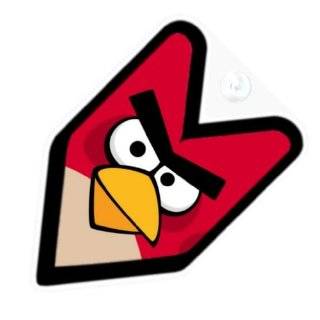  Angry Birds Decal 6 Inch RED Vinyl Decal Sticker 