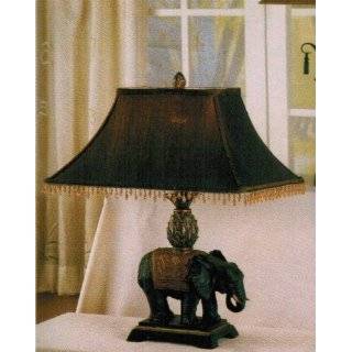   African Wildlife Elephant Tusk Sculpture Floor Lamp: Home & Kitchen