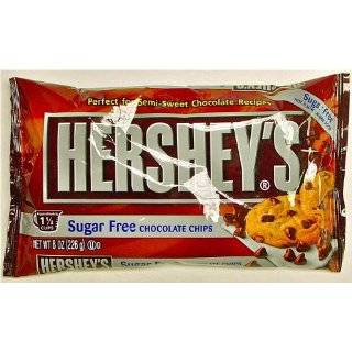 Hersheys 8 oz Bag of Sugar Free Chocolate Chips,