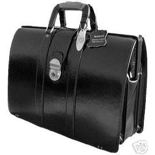   Mancini Brown Italian Leather Lawyer/doctor Briefcase: Office Products