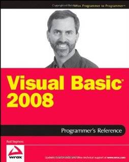 Visual Basic 2008 Programmers Reference (Programmer to Programmer)