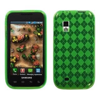   Fascinate Green Checker Design Skin Case Cell Phones & Accessories