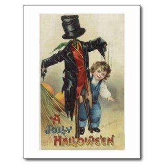 Vintage Halloween Card,Postcard, Postage