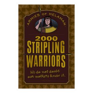 2000 Stripling Warriors poster.
