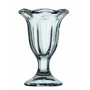 Glassware Anchor Hocking Tulip Sundae Fountainware Clear Set of 12 Glass Bar Di