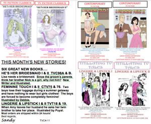 Sandy Thomas Six New Books Transvestite Crossdresser