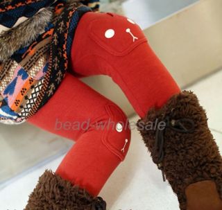 Lovely Kids Toddlers Girls Cute Cotton Rabbit Winter Thick Leggings Pants