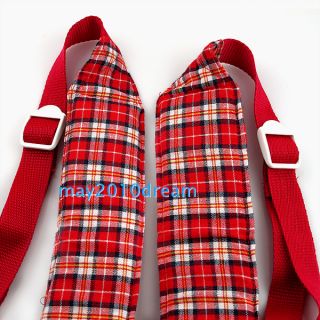 Red and White Grid Baby Carriers Slings Backpacks Checkered The Baby Strap XJ
